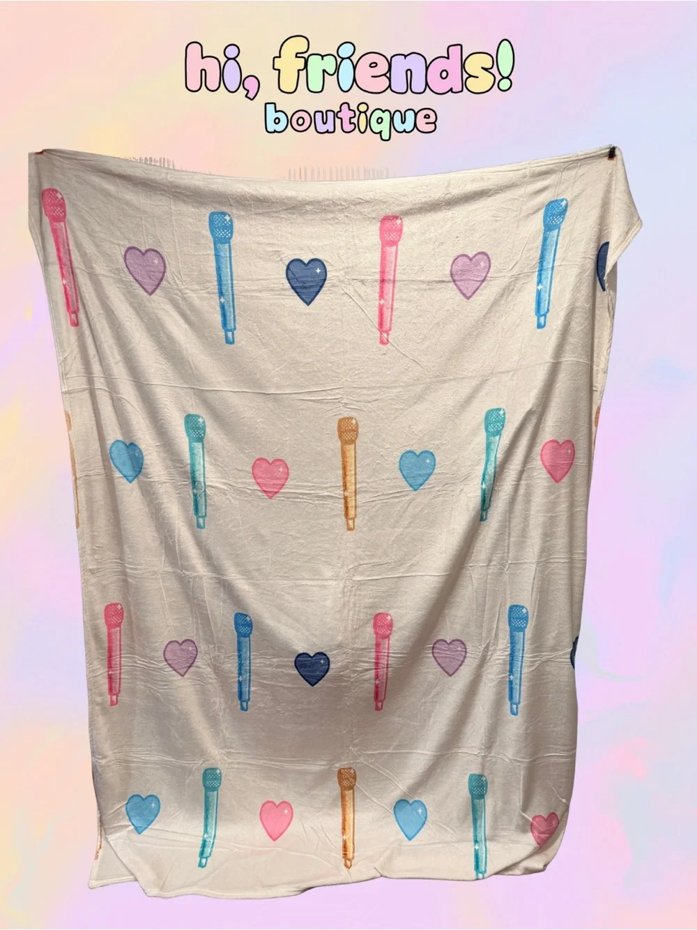 Microphone Throw Blanket